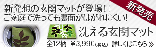 洗える玄関マット