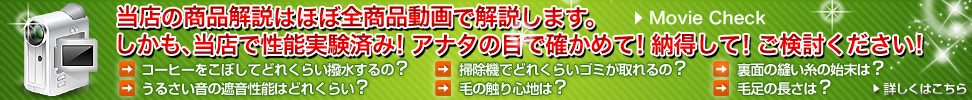 カーペットを動画で紹介