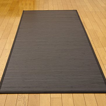 糸なしタイプ竹の廊下敷『ユニバース』 ブラック 80×340cm