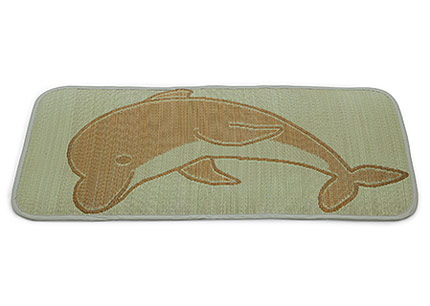 紋織　イルカ　シーツ 67cm×140cmイメージ1