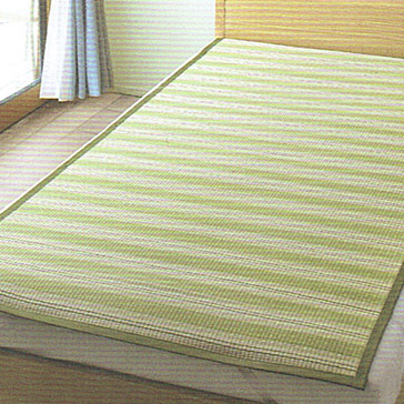 紋織　しなやか　敷きパット グリーン 95cm×200cm
