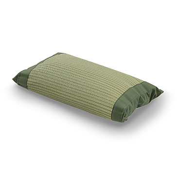 紋織　やすらぎ　平枕 グリーン 44cm×30cm×10cm