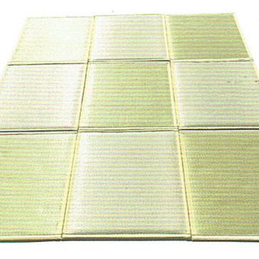 紋織　フロア畳　ゆったり グリーン 67cm×67cm×1.5cm